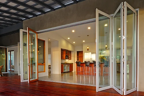 Aluminium Bi-fold Doors View