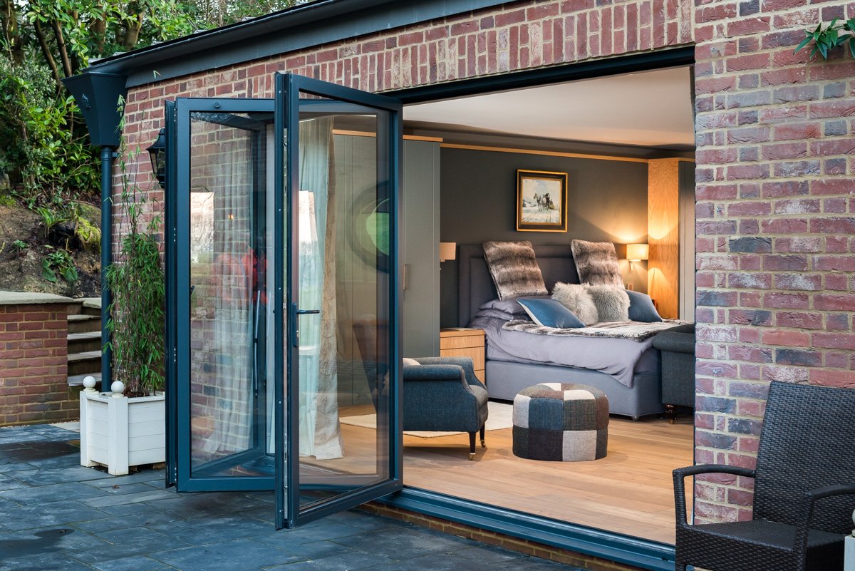 Aluminium Bi-fold Doors View